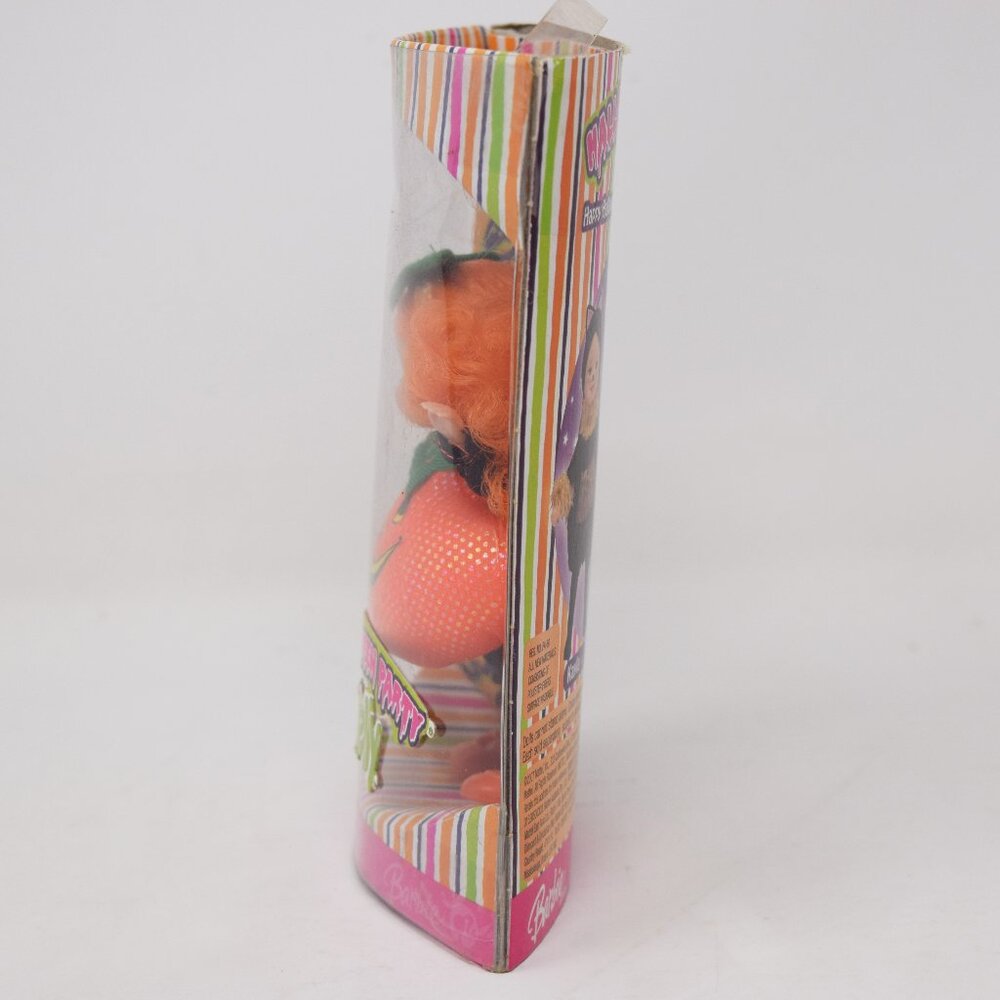 2007 Barbie Halloween Party Kelly Miranda Pumpkin Jack O Lantern Costume Orange - Picture 2 of 10